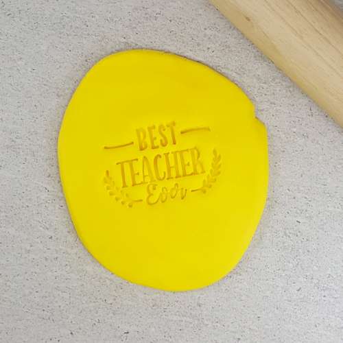 Cookie Stamp Embosser - Best Teacher Ever
